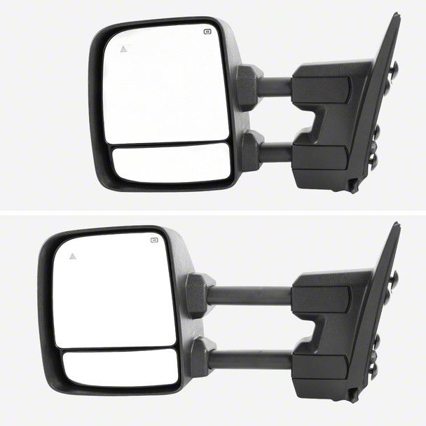 Titan XD Powered Heated BSM Manual Extendable Towing Mirrors with