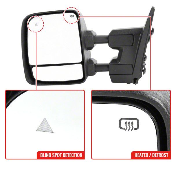 Nissan Titan 2004-2015 Towing Mirrors Power Heated | A101UI1N221