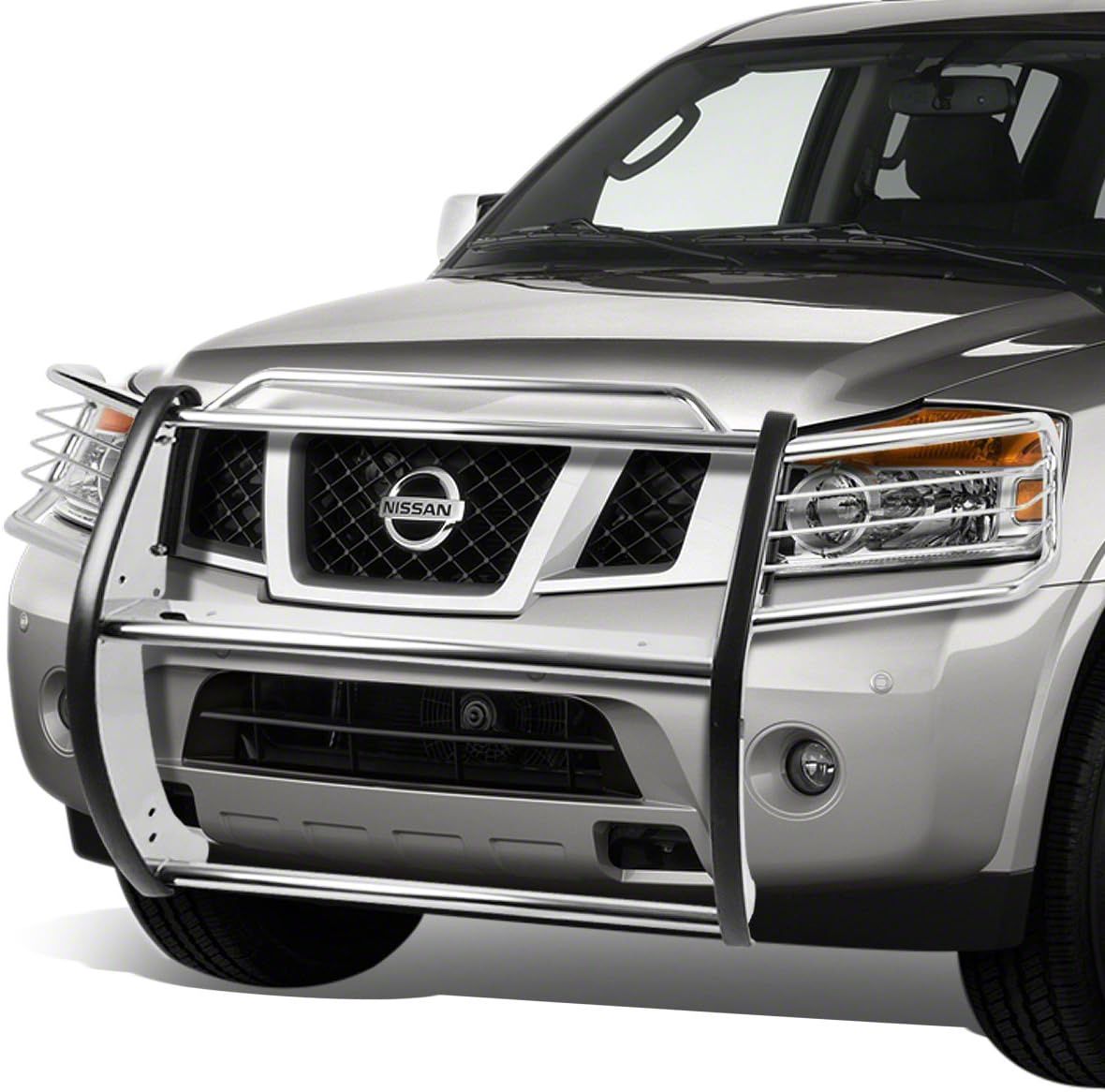 Titan Grille Guard; Chrome (04-15 Titan) - Free Shipping