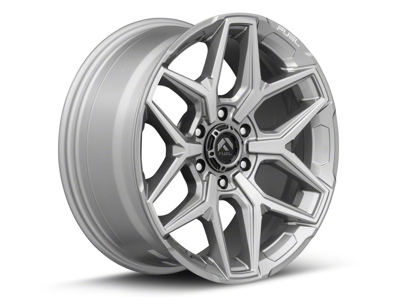 Fuel Wheels Titan Flux Platinum 6-Lug Wheel; 20x9; 20mm