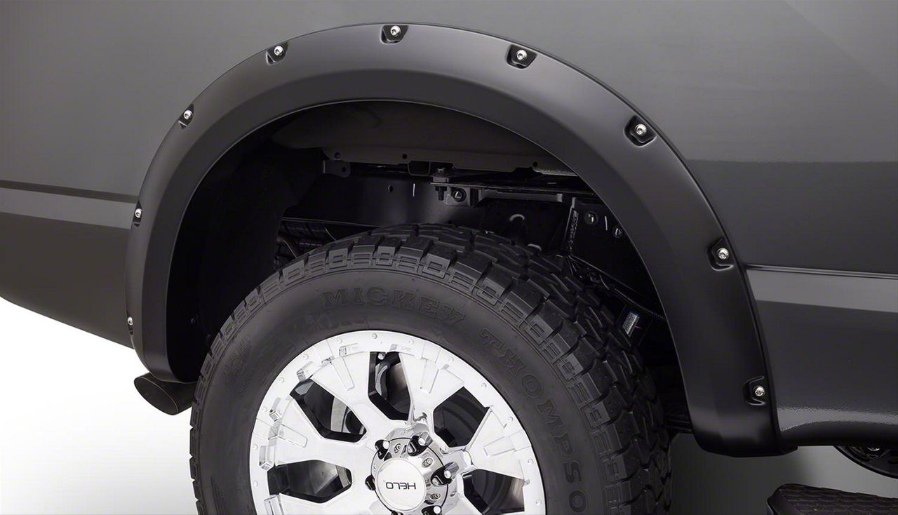 AFFIX parapara ガーターボンデージ Bushwacker Titan XD Pocket Style Fender Flares; Front and