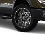Fuel Wheels Maverick Gloss Black Milled 6-Lug Wheel; 20x10; -6mm Offset (16-24 Titan XD)