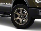 Fuel Wheels Beast Matte Black Double Dark Tint 6-Lug Wheel; 18x9; 19mm Offset (16-24 Titan XD)