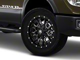 Mayhem Wheels Warrior Black Milled 6-Lug Wheel; 18x9; -12mm Offset (16-24 Titan XD)