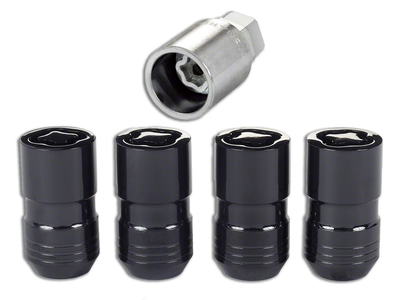 McGard Jeep Grand Cherokee Black Wheel Lock Set; 14mm x 1.5 24216