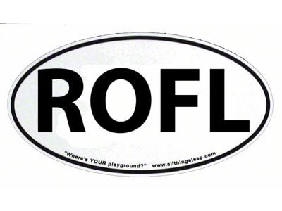 SEC10 ROFL Euro-Style Oval Decal