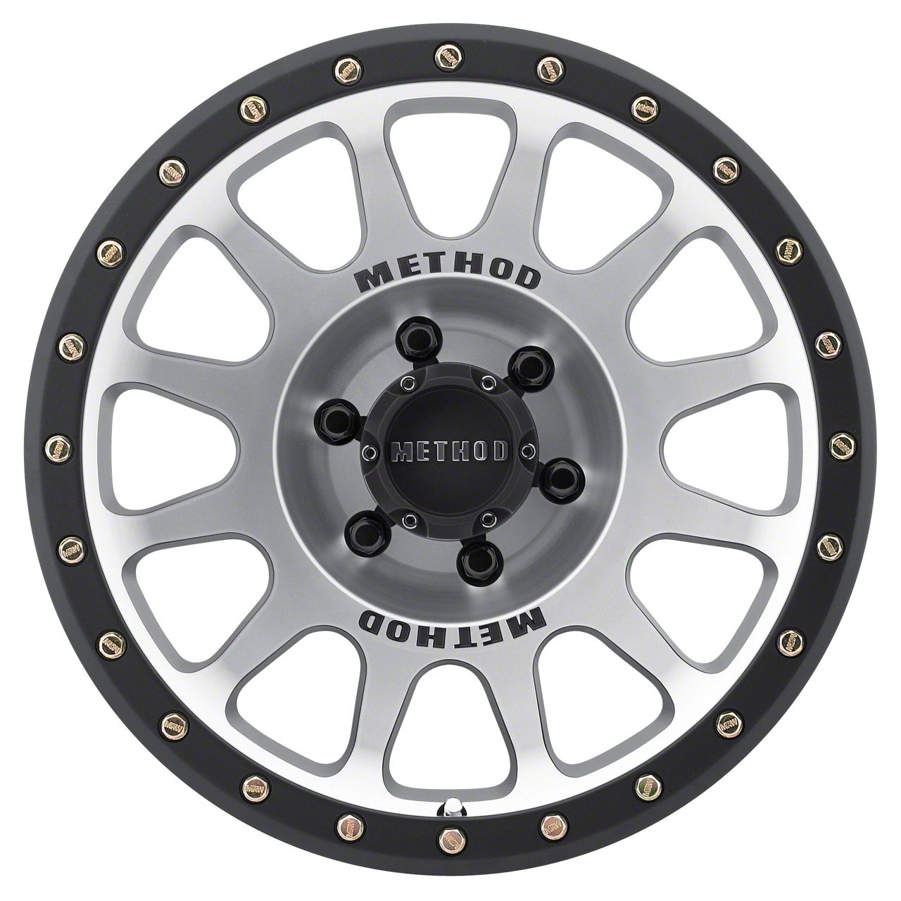 Method Race Wheels Tacoma MR305 NV Matte Black Machined 6-Lug