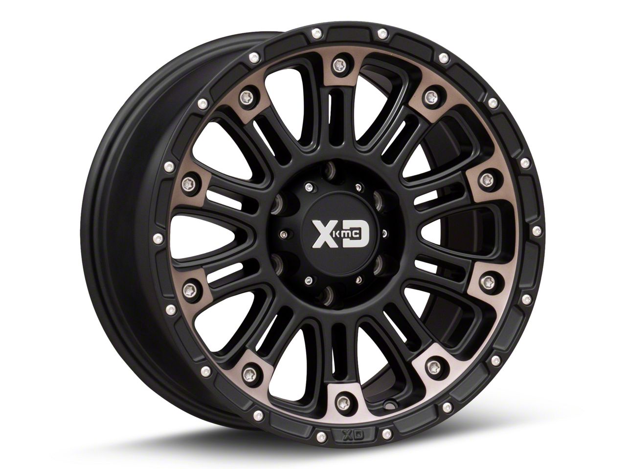 XD Toyota 4-Runner Hoss II Satin Black Machined with Dark Tint 6