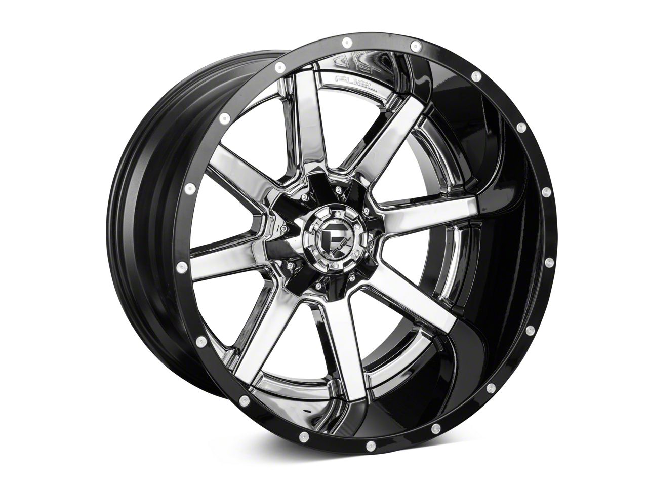 Fuel Wheels Toyota 4-Runner Maverick Chrome with Gloss Black Fuel Wheels Toyota 4-Runner Maverick Chrome with Gloss Black