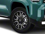 Rough Country 93 Series Matte Black Milled 6-Lug Wheel; 20x9; 0mm Offset (25-26 4Runner)