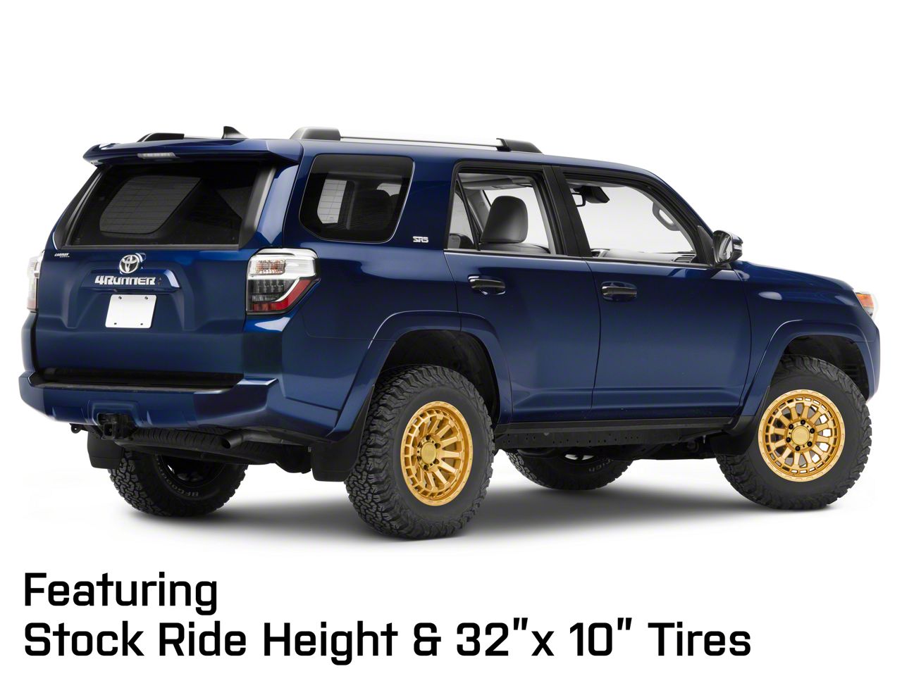 Black Rhino Toyota 4-Runner Raid Gold 6-Lug Wheel; 17x8.5; 0mm