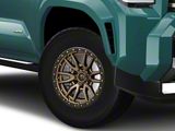 Fuel Wheels Rebel Matte Bronze with Black Bead Ring 6-Lug Wheel; 17x9; -12mm Offset (25-26 4Runner)