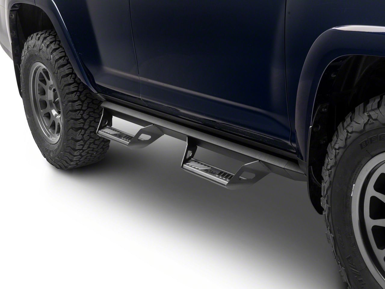N-Fab Predator Pro Cab Length Nerf Steps - Textured Black, Aluminum (Fits Select Trucks) - View #5