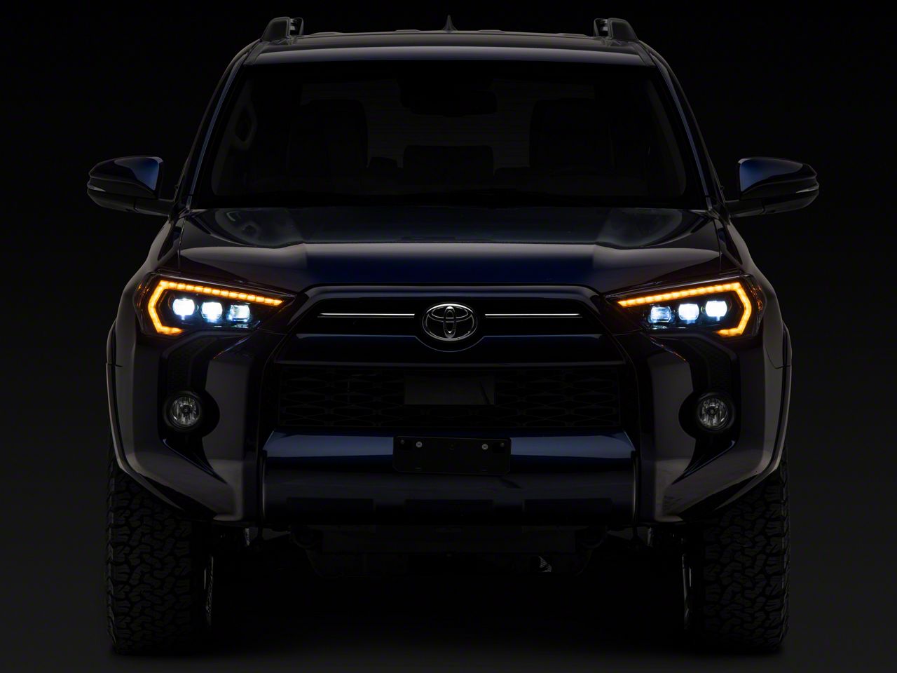 Morimoto Toyota 4-Runner XB Projector LED Headlights; Black