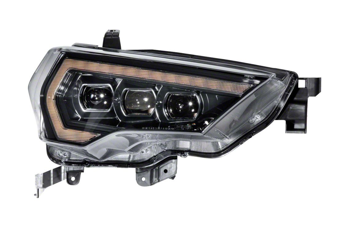 Morimoto Toyota 4-Runner XB LED Headlights with Amber DRL; Black