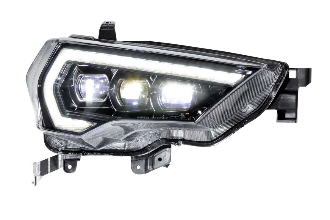 Morimoto Toyota 4-Runner XB LED Headlights with White DRL; Black