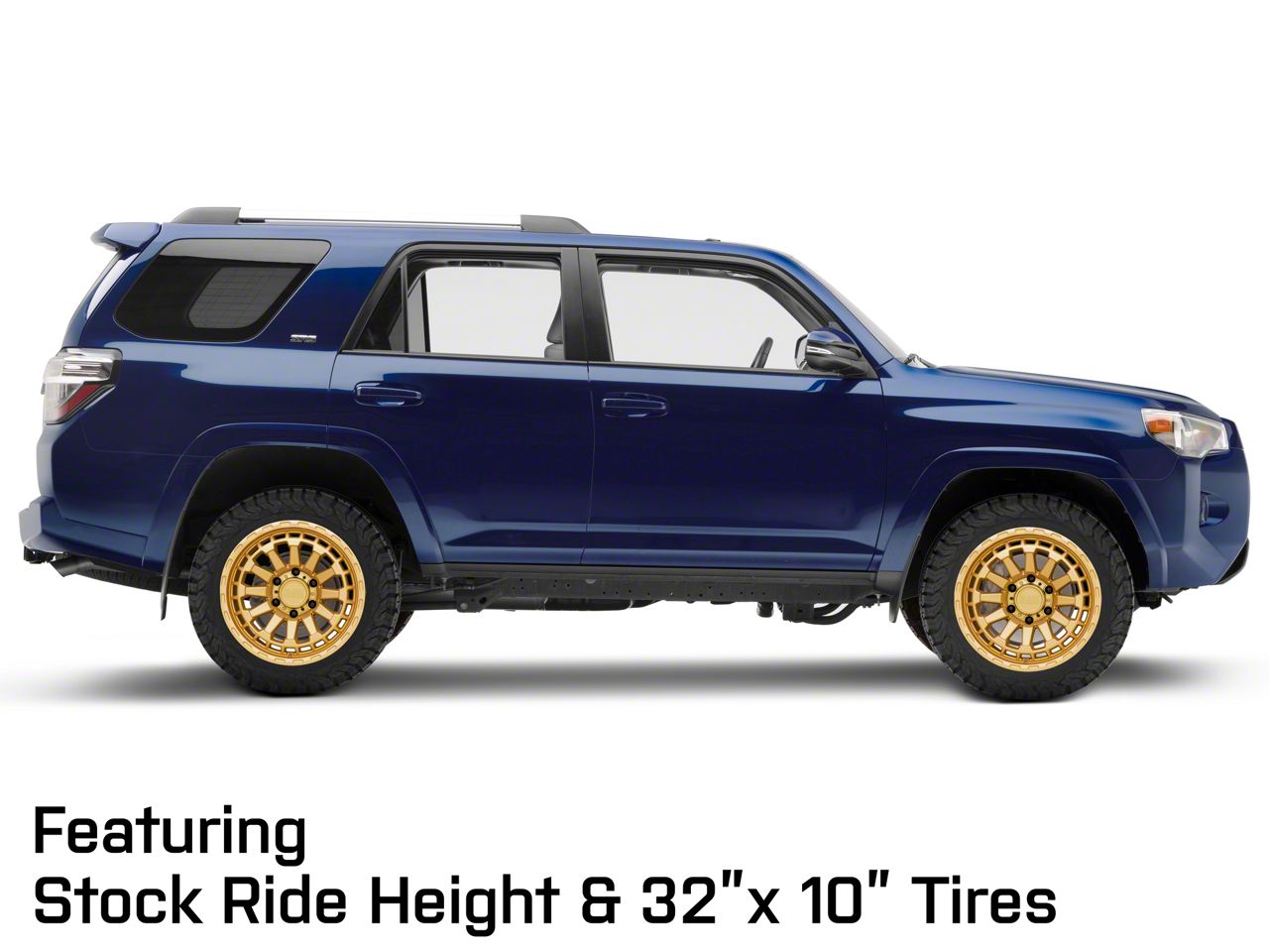 Black Rhino Toyota 4-Runner Raid Gold 6-Lug Wheel; 20x9.5