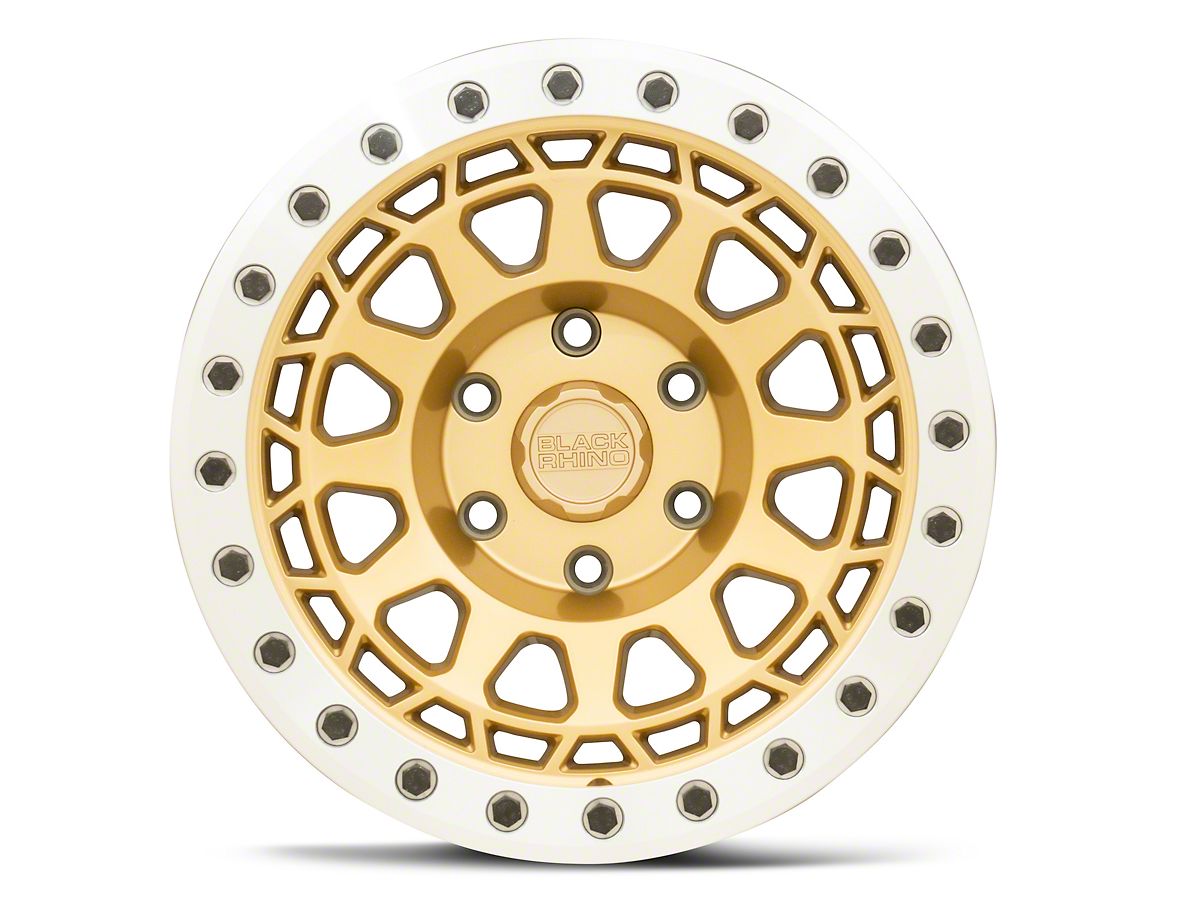 Black Rhino Toyota 4-Runner Primm Matte Gold 6-Lug Wheel; 17x8.5  
