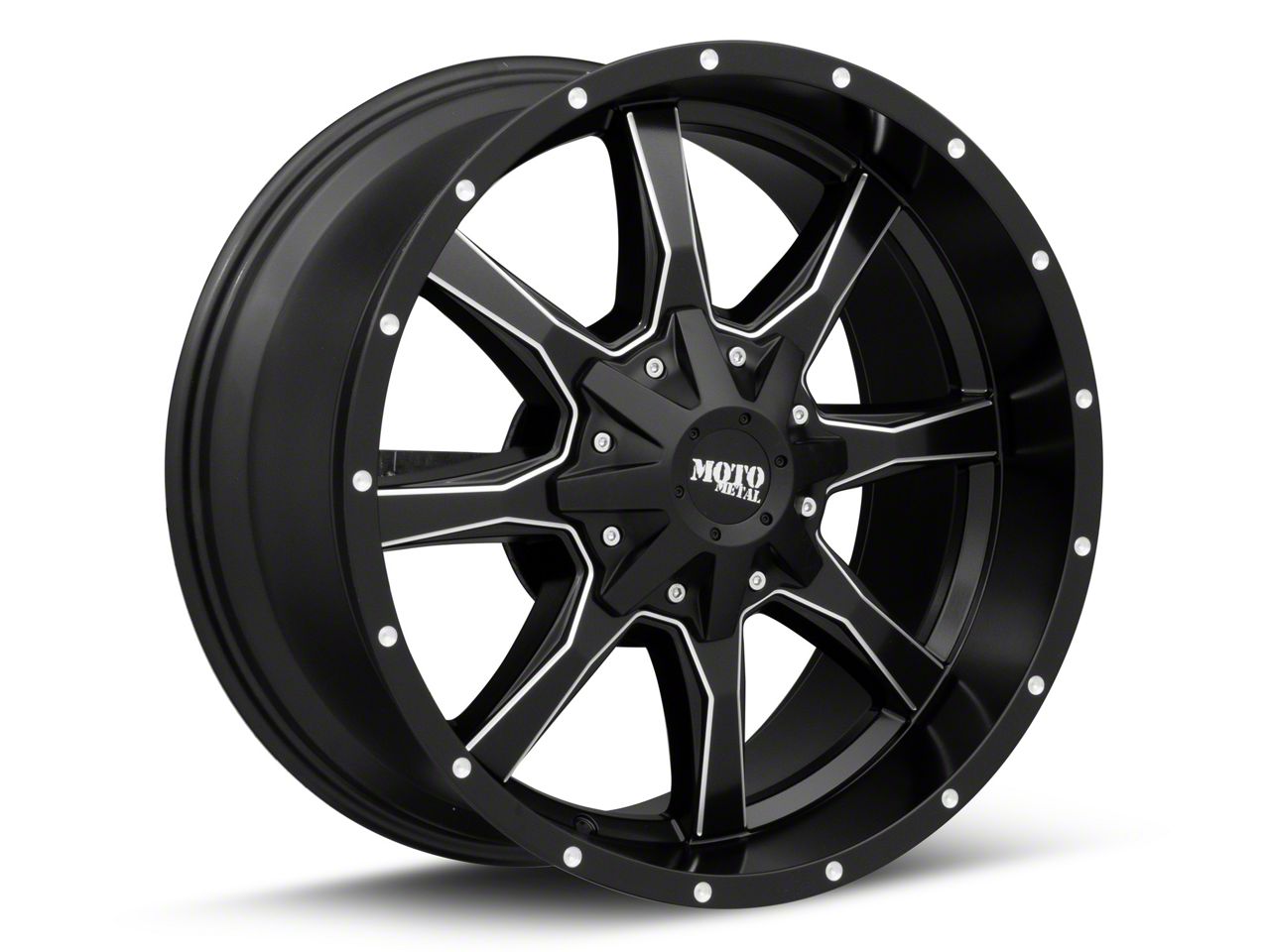 【感謝価格】 Gloss Semi MO970 4-Runner Toyota Metal Moto Black Shipping Free - 4Runner) (10-24 MO97029067912US Offset 12mm  20x9; Wheel; 6-Lug Milled ラウンド用品・アクセサリー
