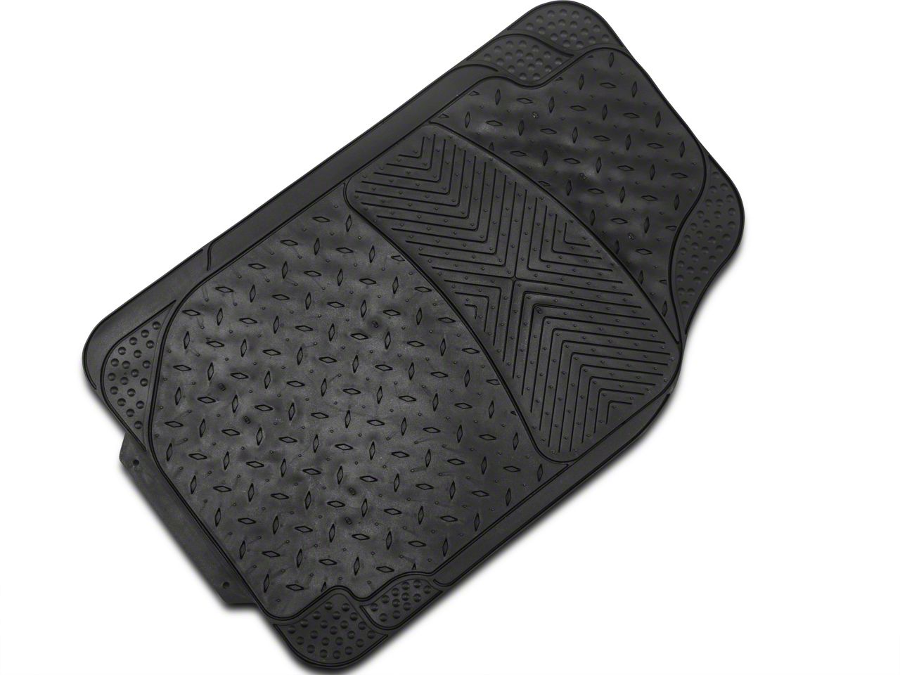 thumbnail image 2 of EZYCARE Black Universal Fit Front & Rear Car Floor Mat Set – 4-Piece Replacement Mats, MOV136 2 of 6