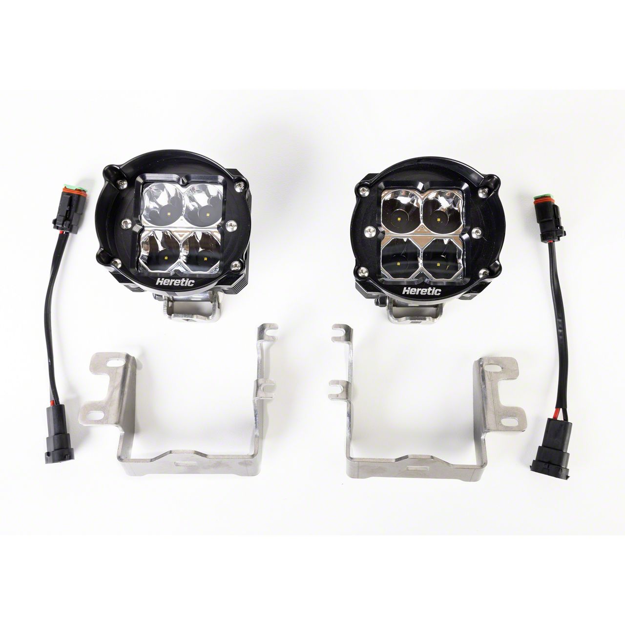 Heretic Studios Tacoma Series 2 LED Fog Light Kit; Spot Beam