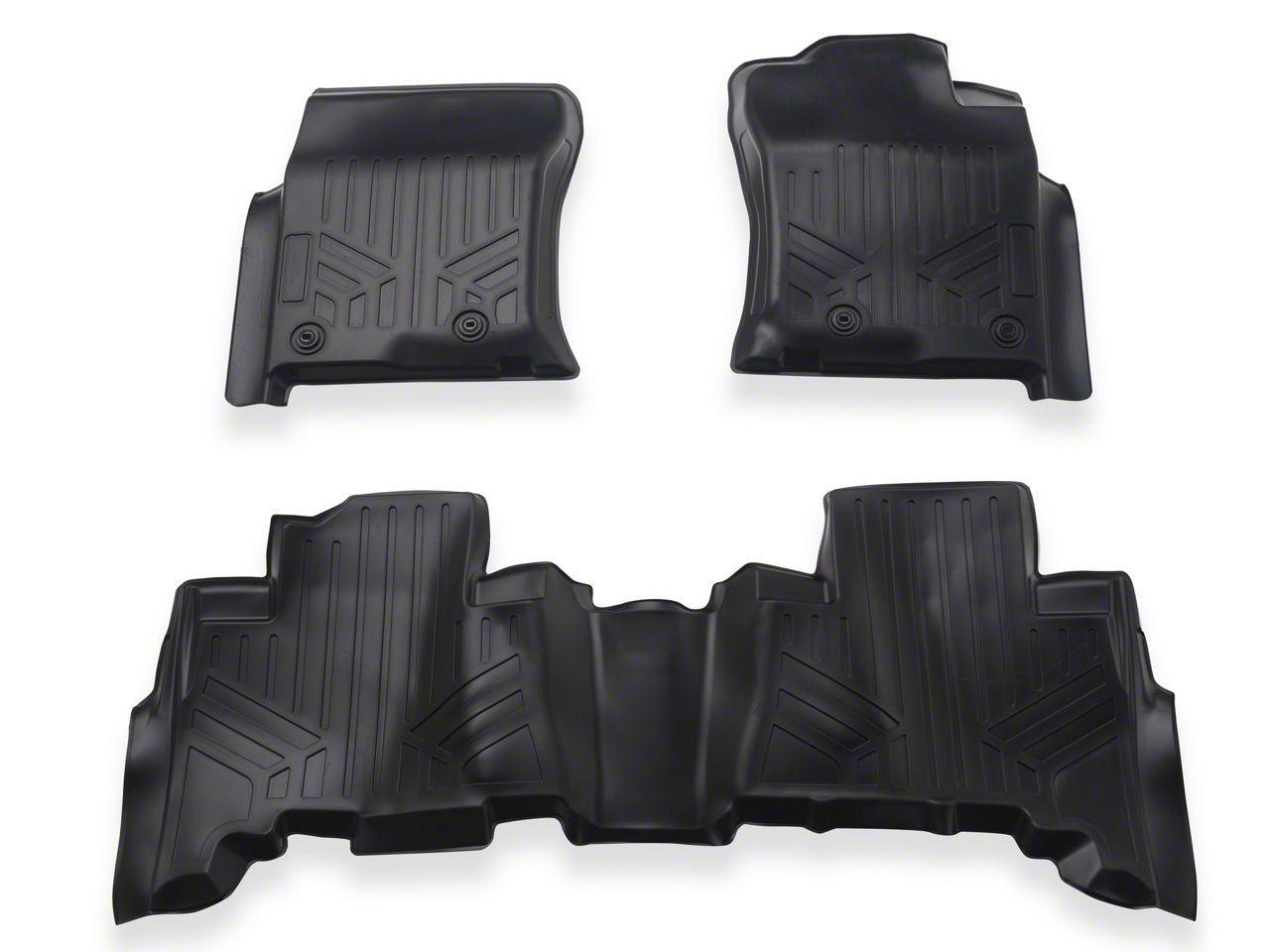 ToughPRO 3rd Row Floor Mats For 2010-2024 Toyota 4Runner – Black All Weather, Heavy Duty Rubber 11 thumbnail image