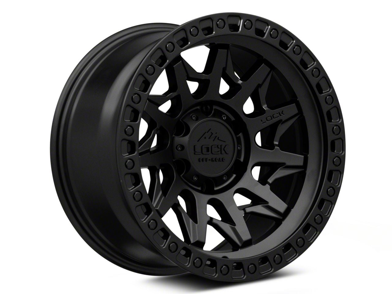 Lock Off-Road Toyota 4-Runner Lunatic Matte Black with Matte Black