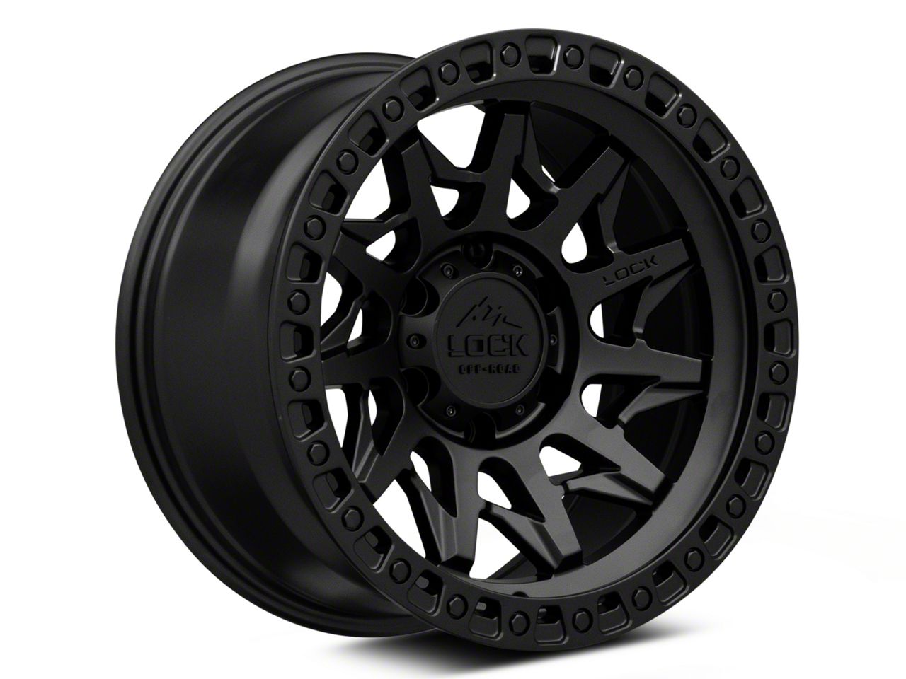 【LUNA】 Lock Off-Road Toyota 4-Runner Lunatic Matte Black with Matte