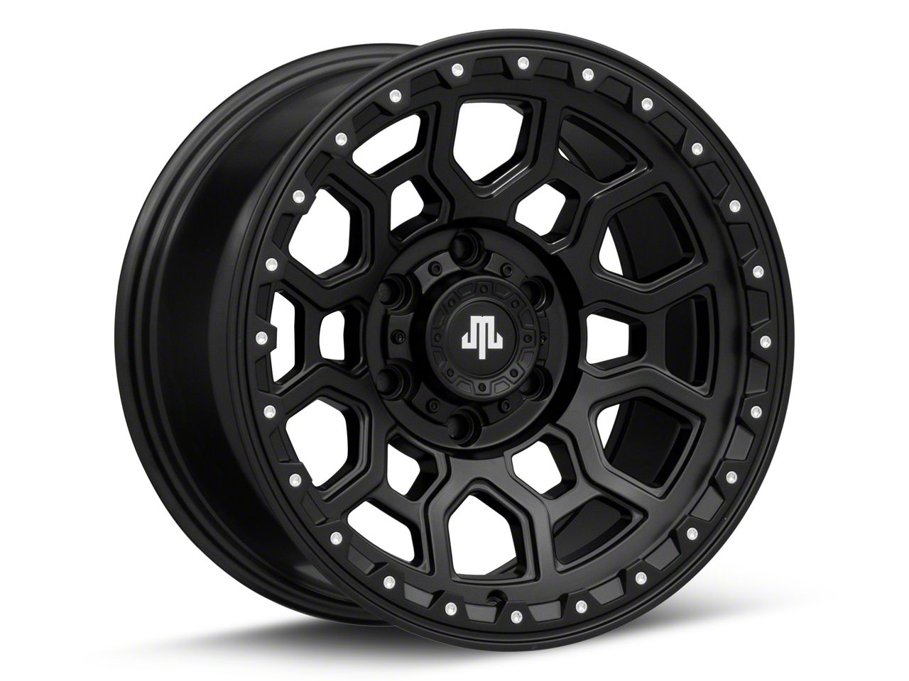 Mammoth Toyota 4-Runner Hunter Satin Black 6-Lug Wheel; 17x9; 0mm