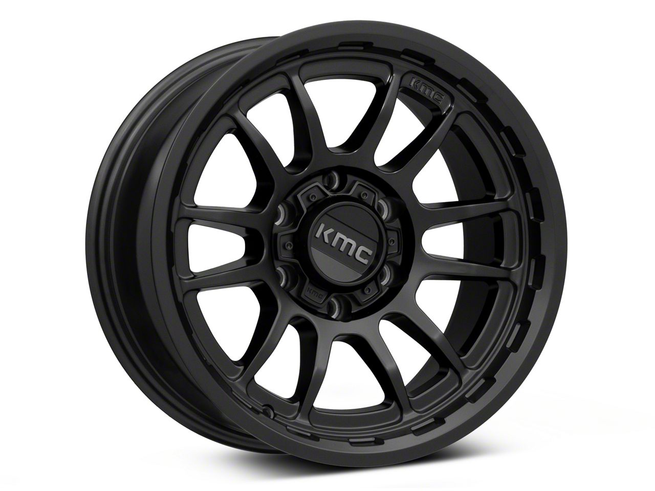 KMC Toyota 4-Runner Wrath Satin Black 6-Lug Wheel; 20x9; 0mm