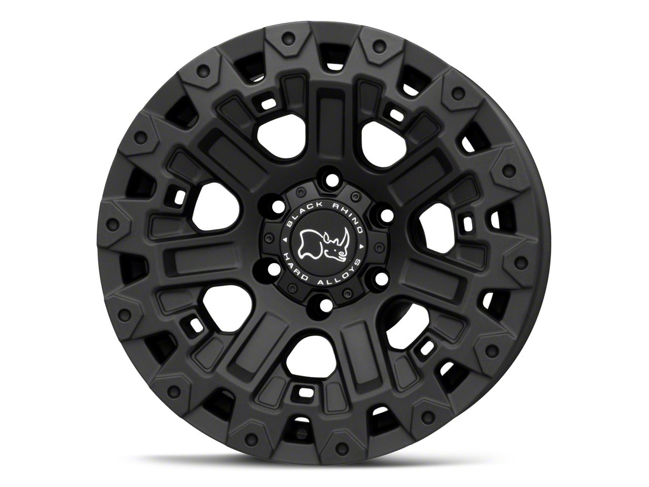Black Rhino Toyota 4-Runner Ozark Matte Black 6-Lug Wheel; 17x9.5