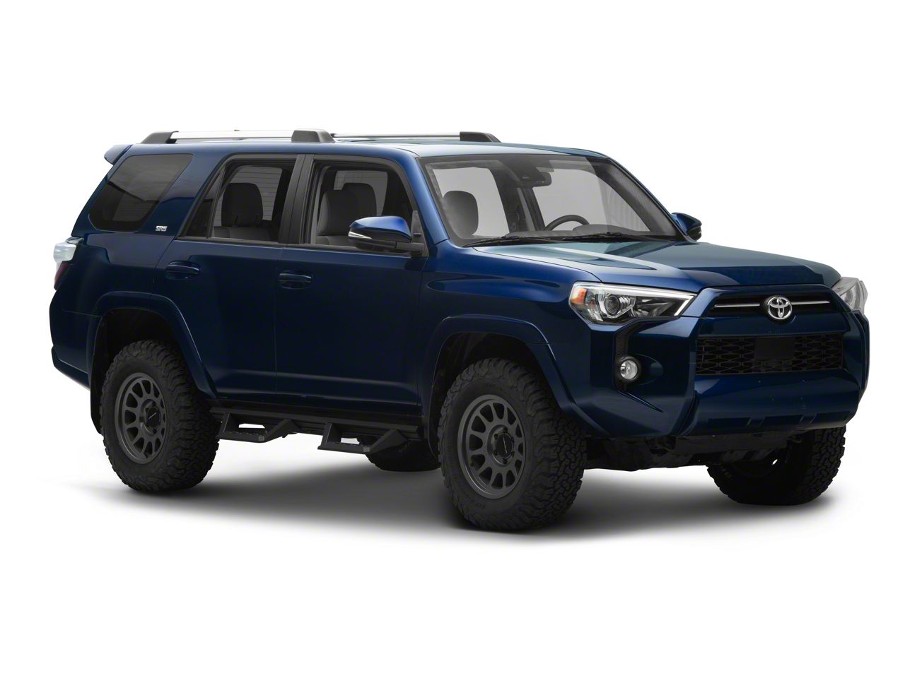 Westin HDX Stainless Drop Nerf Step Bars - Textured Black For 2010-2017 Toyota 4Runner Trail & 2014-2023 SR5/TRD