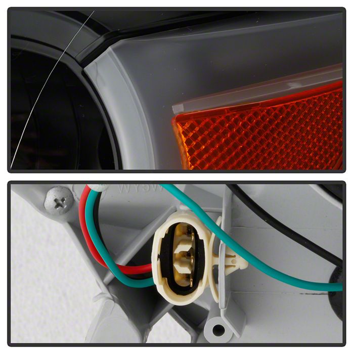 Speed Daddy Black Housing Amber Corner HID Headlights For 2006-2009 Toyota Prius – OE Style