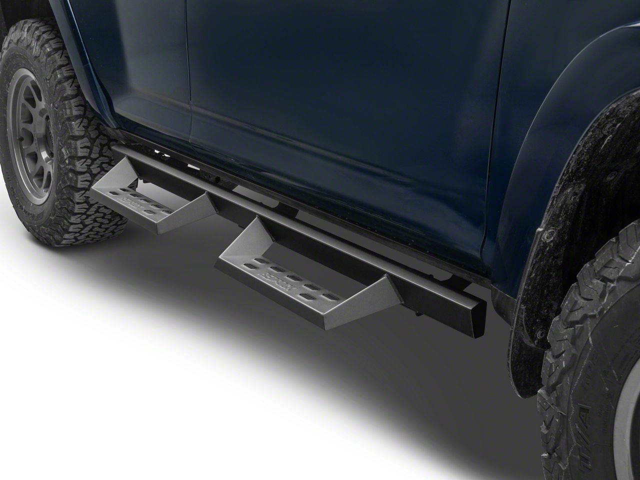 RedRock Toyota 4-Runner 4-Inch Drop TC1 Running Boards; Textured