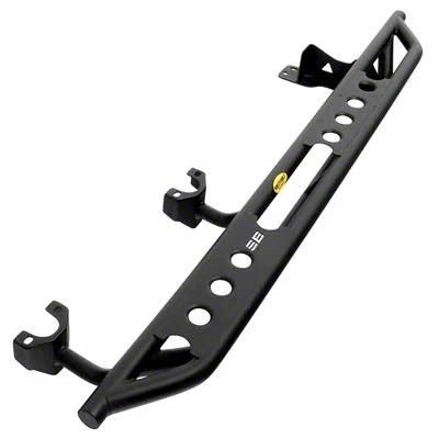 Smittybilt Toyota 4-Runner SRC Side Armor with Steps; Textured