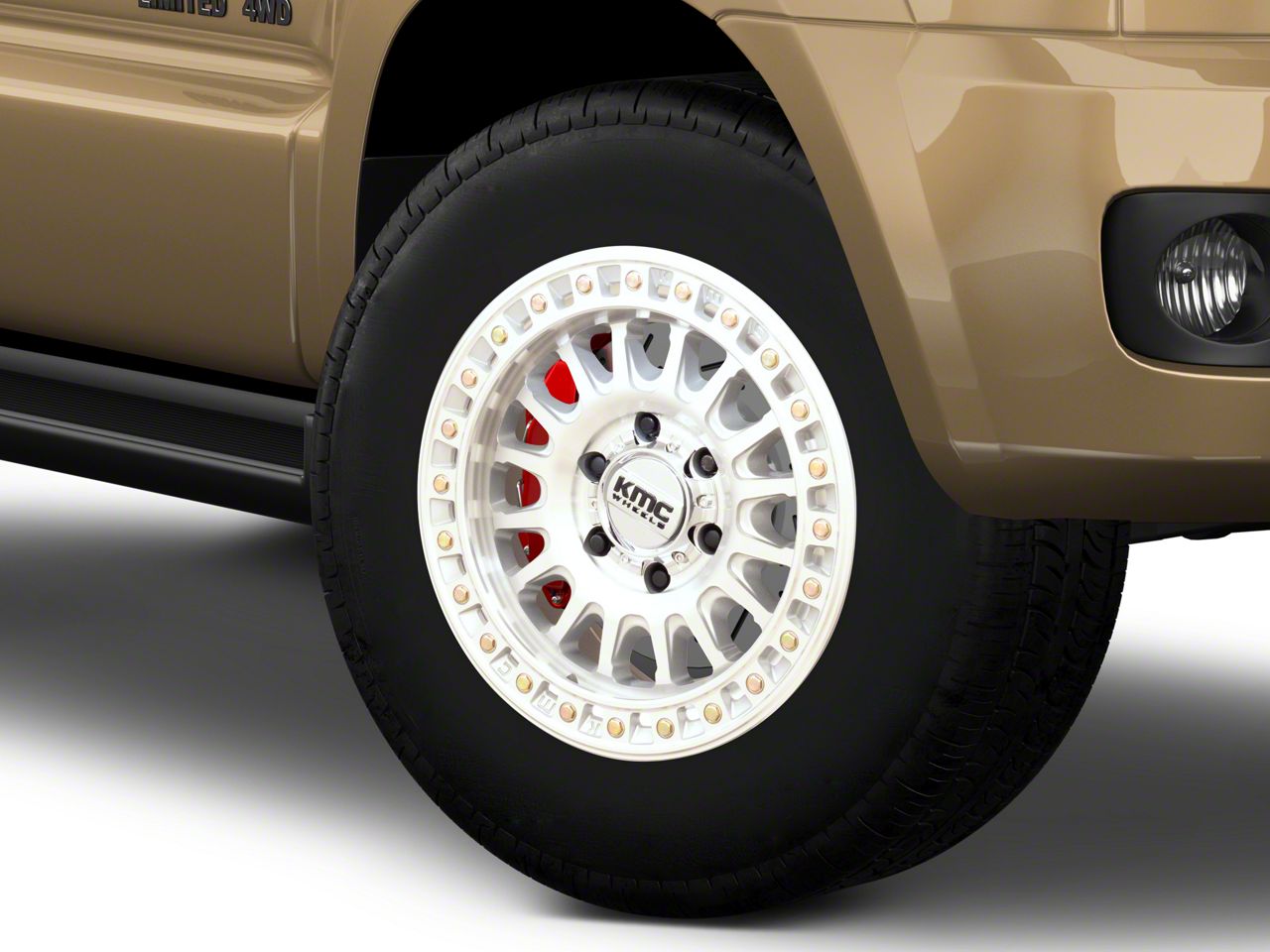 KMC Toyota 4-Runner IMS Gloss Silver with Machined Face 6-Lug