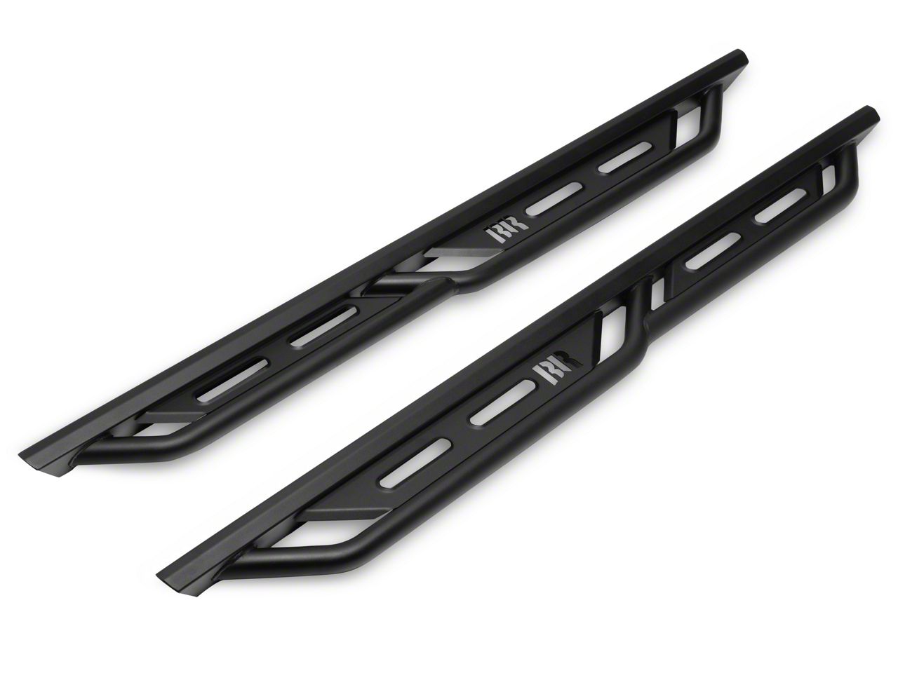RedRock Toyota 4-Runner TC3 HD Rocker Steps; Textured Black