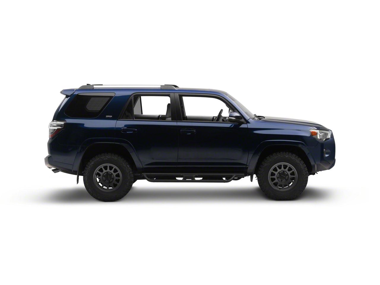 Toyota 4-Runner Rocker Slider Drop Running Boards; Fine Textured