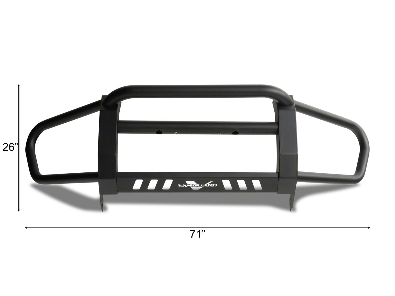Toyota 4-Runner Elite Modular Front Bumper Guard; Black (10-24 