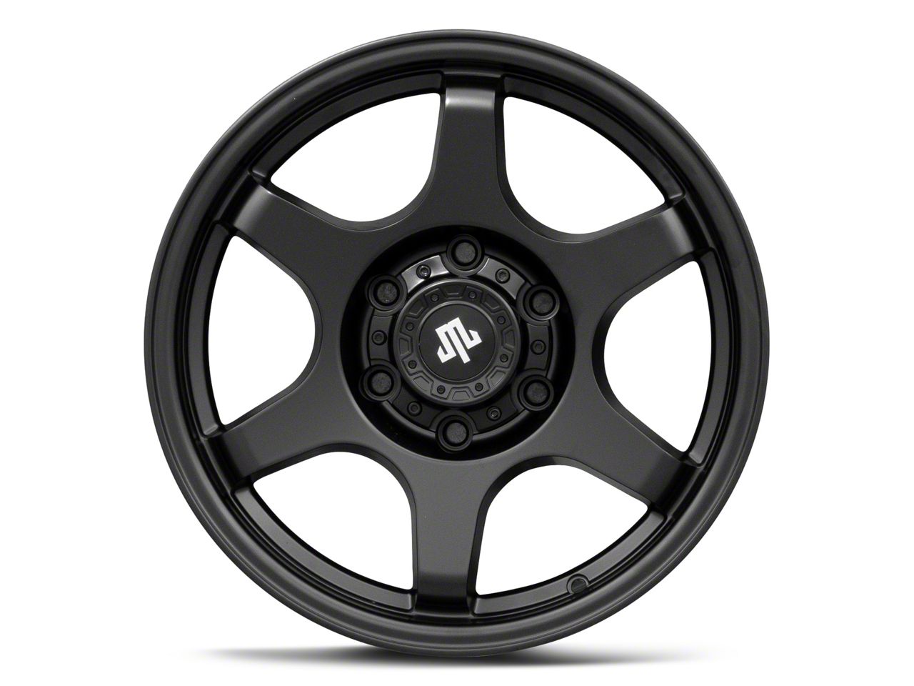 Mammoth Toyota 4-Runner Super Six Satin Black 6-Lug Wheel; 17x8.5