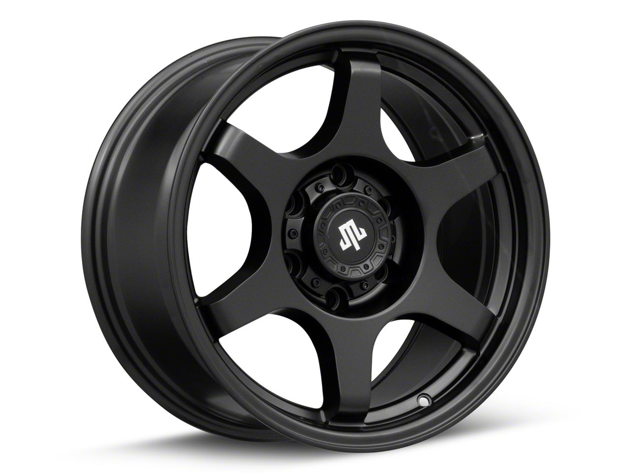 Mammoth Toyota 4-Runner Super Six Satin Black 6-Lug Wheel; 17x8.5