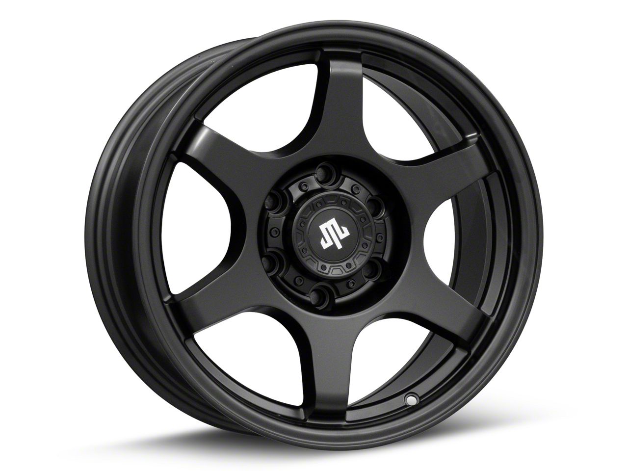 Mammoth Toyota 4-Runner Super Six Satin Black 6-Lug Wheel; 17x8.5