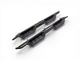 Drop Style Door to Door Nerf Side Step Bars; Black (25-26 4Runner)