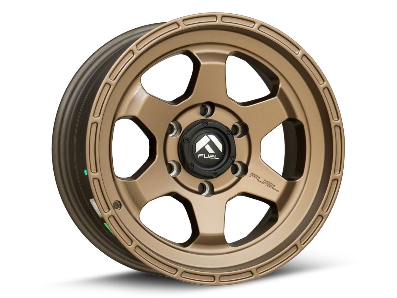 Fuel Wheels Toyota 4-Runner Shok Matte Bronze 6-Lug Wheel; 17x9