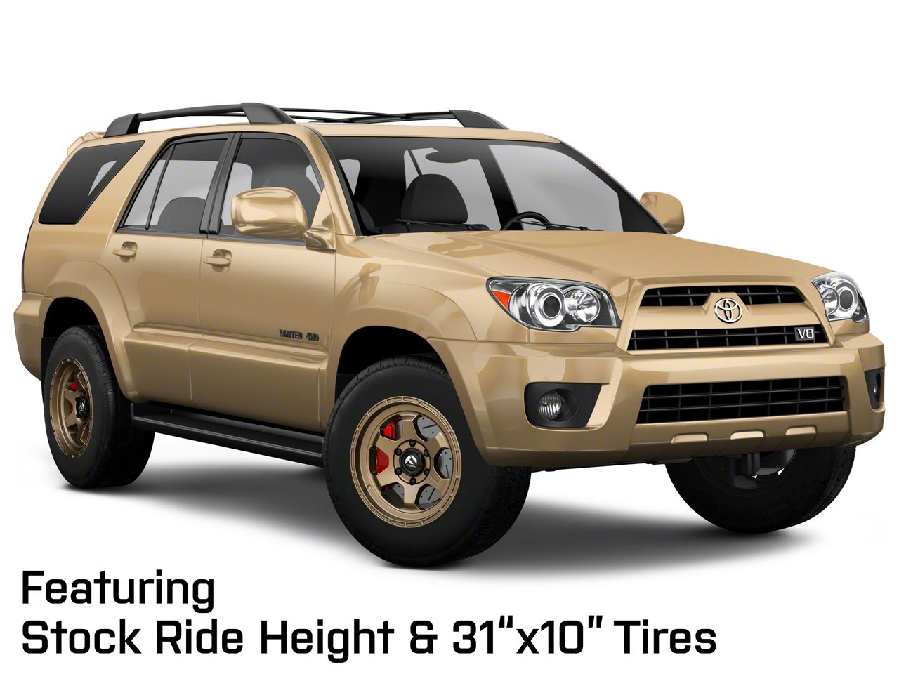 Fuel Wheels Toyota 4-Runner Shok Matte Bronze 6-Lug Wheel; 17x9