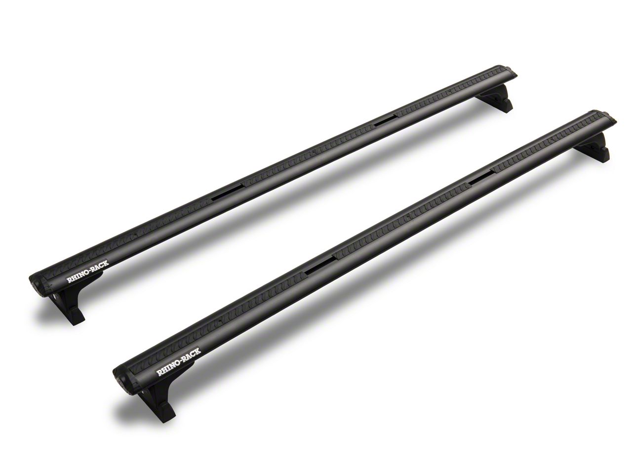 Rhino-Rack Tacoma Vortex RLT600 Trackmount 2-Bar Roof Rack; Black