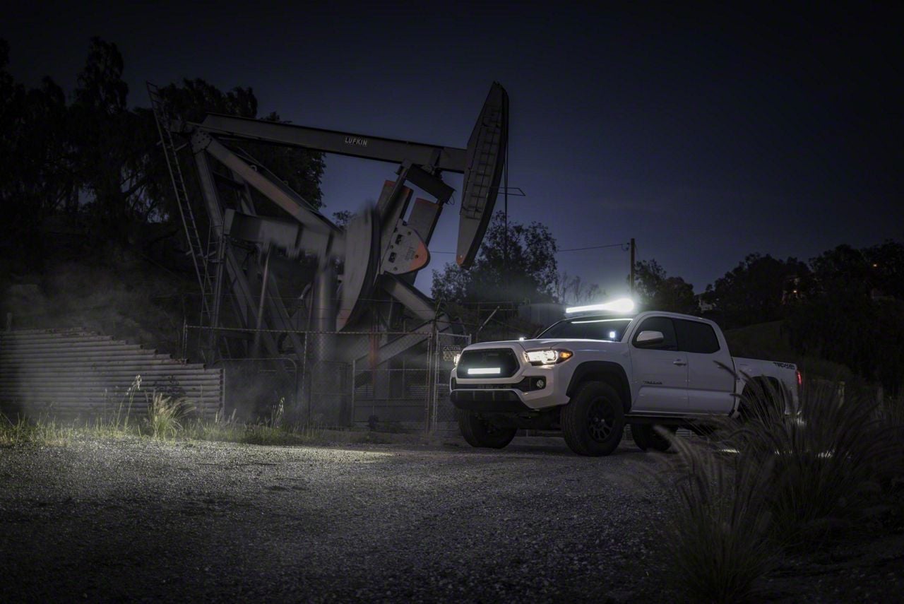 ZRoadz Tacoma Two 3-Inch LED Light Cubes with Hood Hinge Mounting