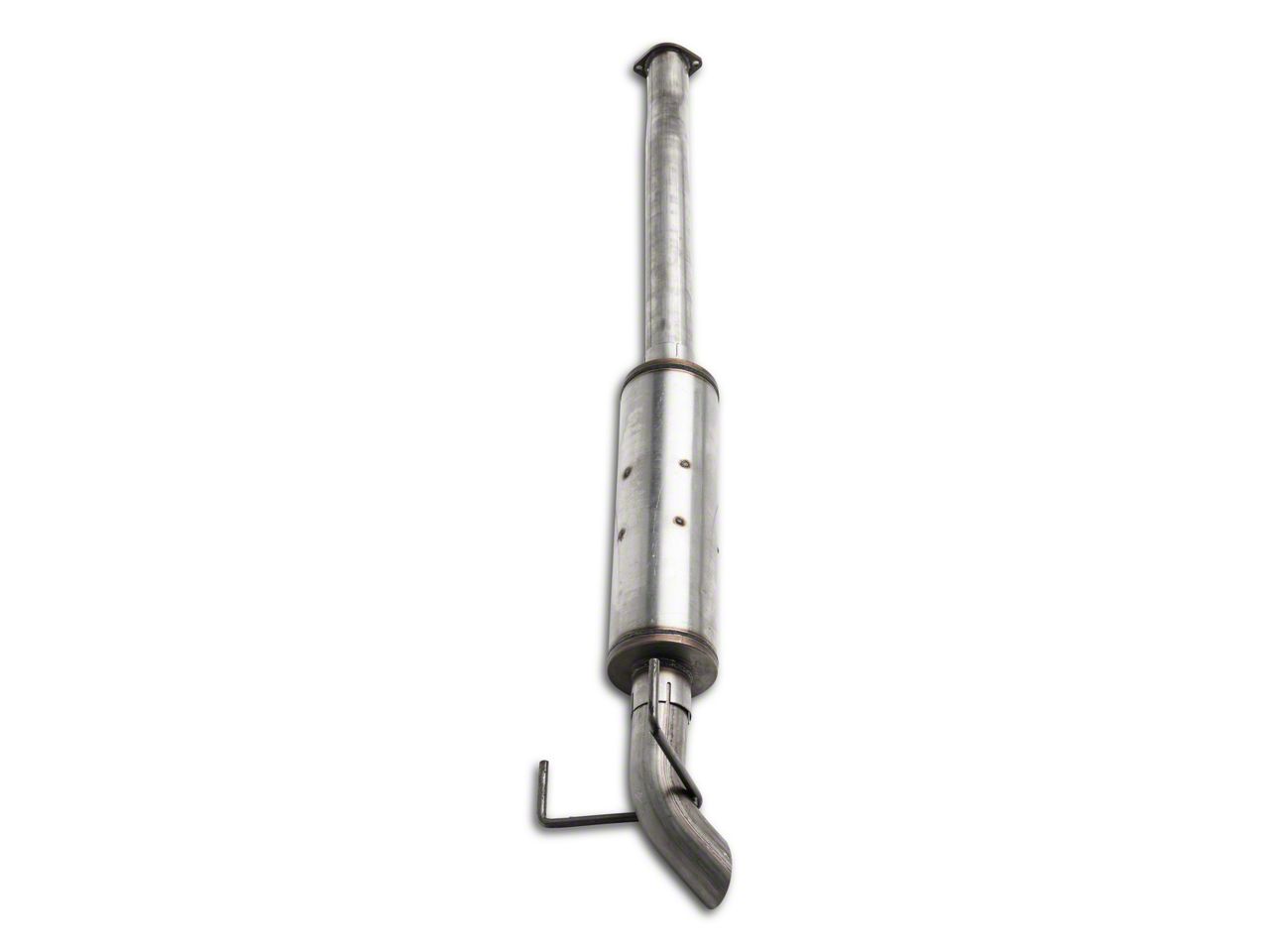 RedRock Tacoma Stainless Steel Single Exhaust System; Turn Down