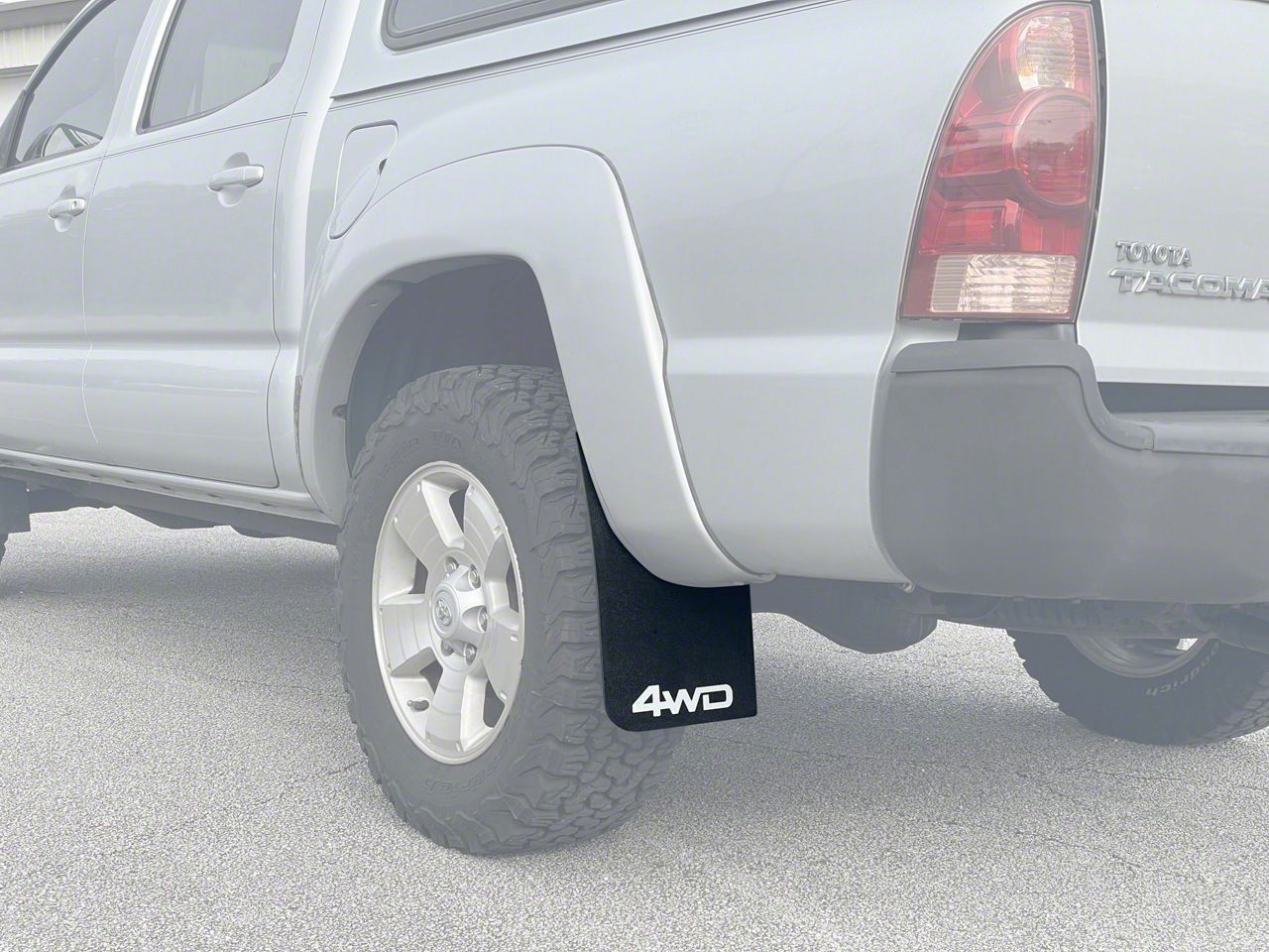 thumbnail image 2 of 4x Black Splash Guards Mud Flaps For Toyota Tacoma 2005-2015 (Fits Models With Fender Flares) 2 of 4