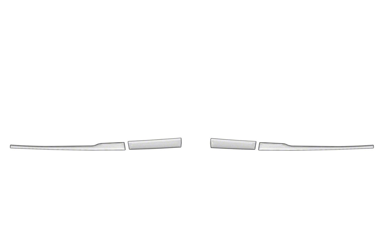 Tacoma Side Mirror Accent Trim; Silver Sky Metallic (16-23